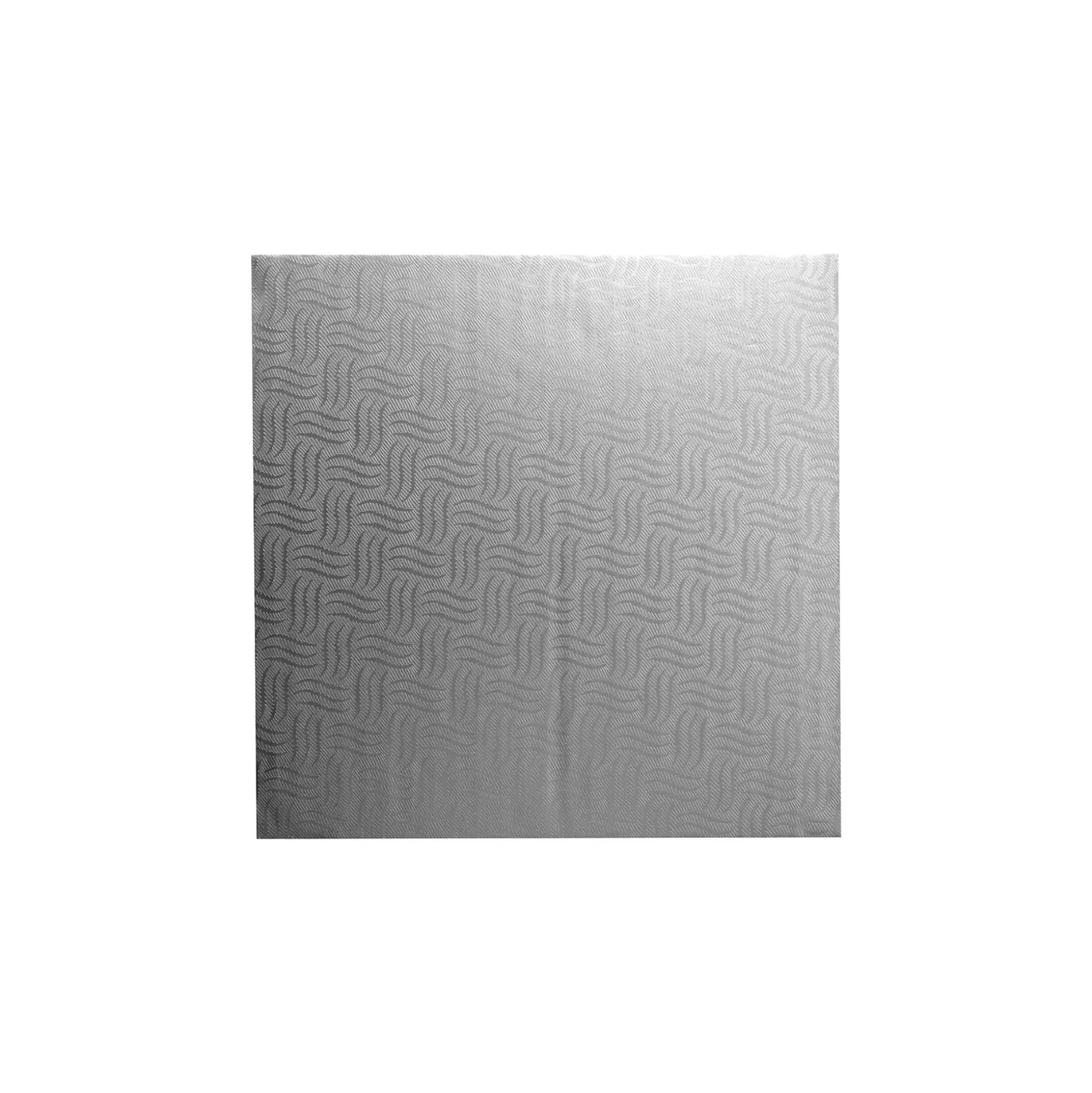 12" (30cm) X 12mm Square Silver Cake Drum
