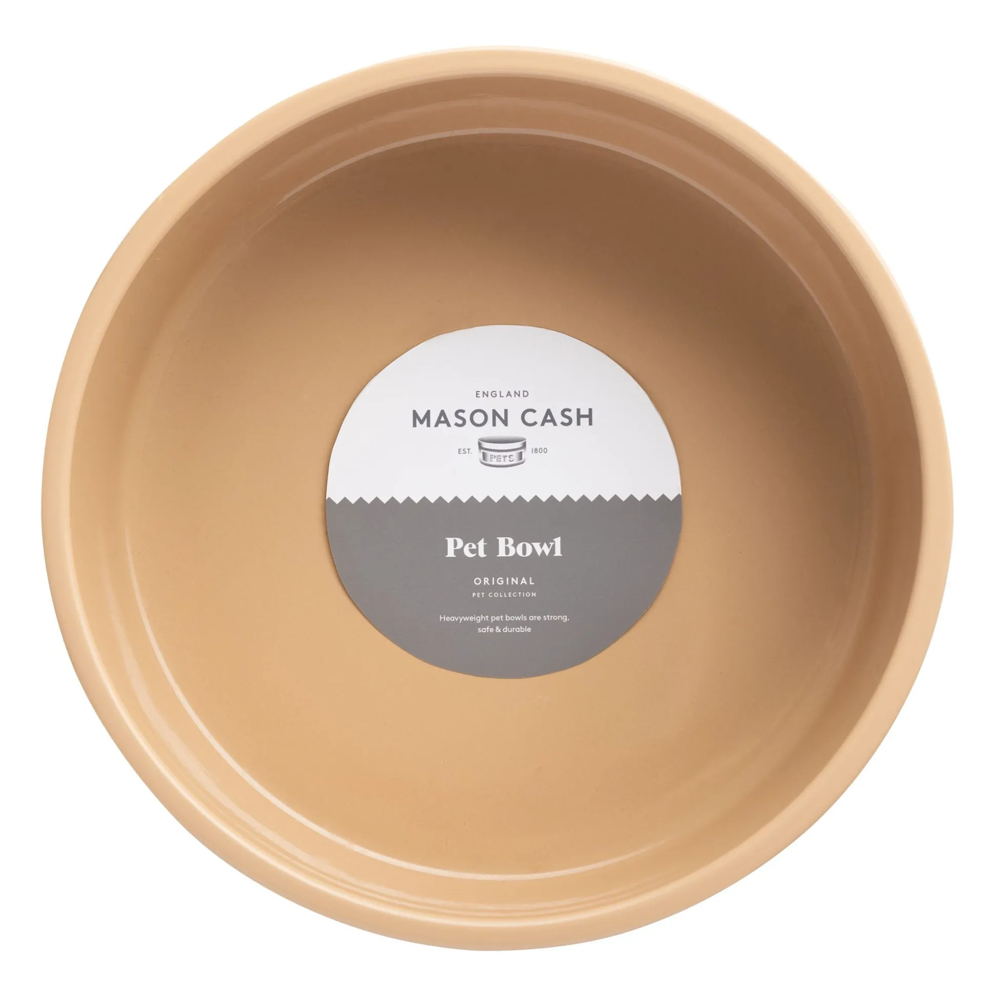 Cane Lettered Dog Bowl 25cm