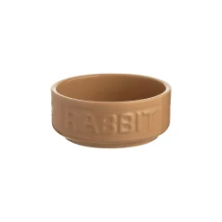 Cane Lettered Rabbit Bowl 13cm