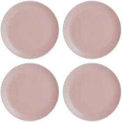 Classic Collection Set 4 Pink Dinner Plates
