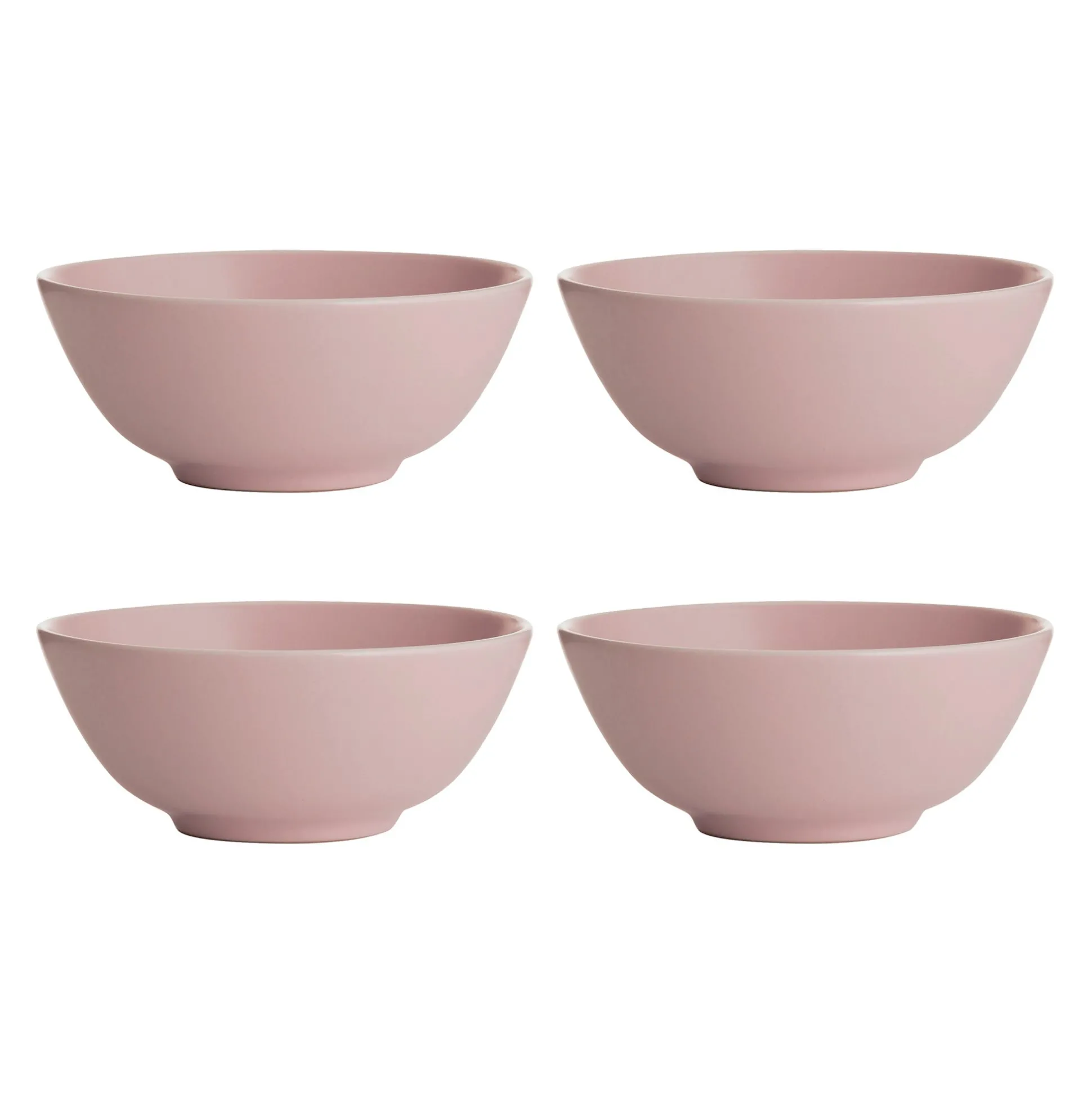 Classic Collection Set Of 4 Pink Bowls 17cm