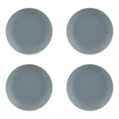 Classic Collection Set Of 4 Grey Side Plates
