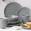 Classic Collection Set Of 4 Grey Pasta Bowls