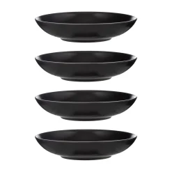 Classic Collection Set Of 4 Black Pasta Bowls
