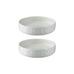 Colour Mix Cream Set Of 2 Cat Saucers 13cm