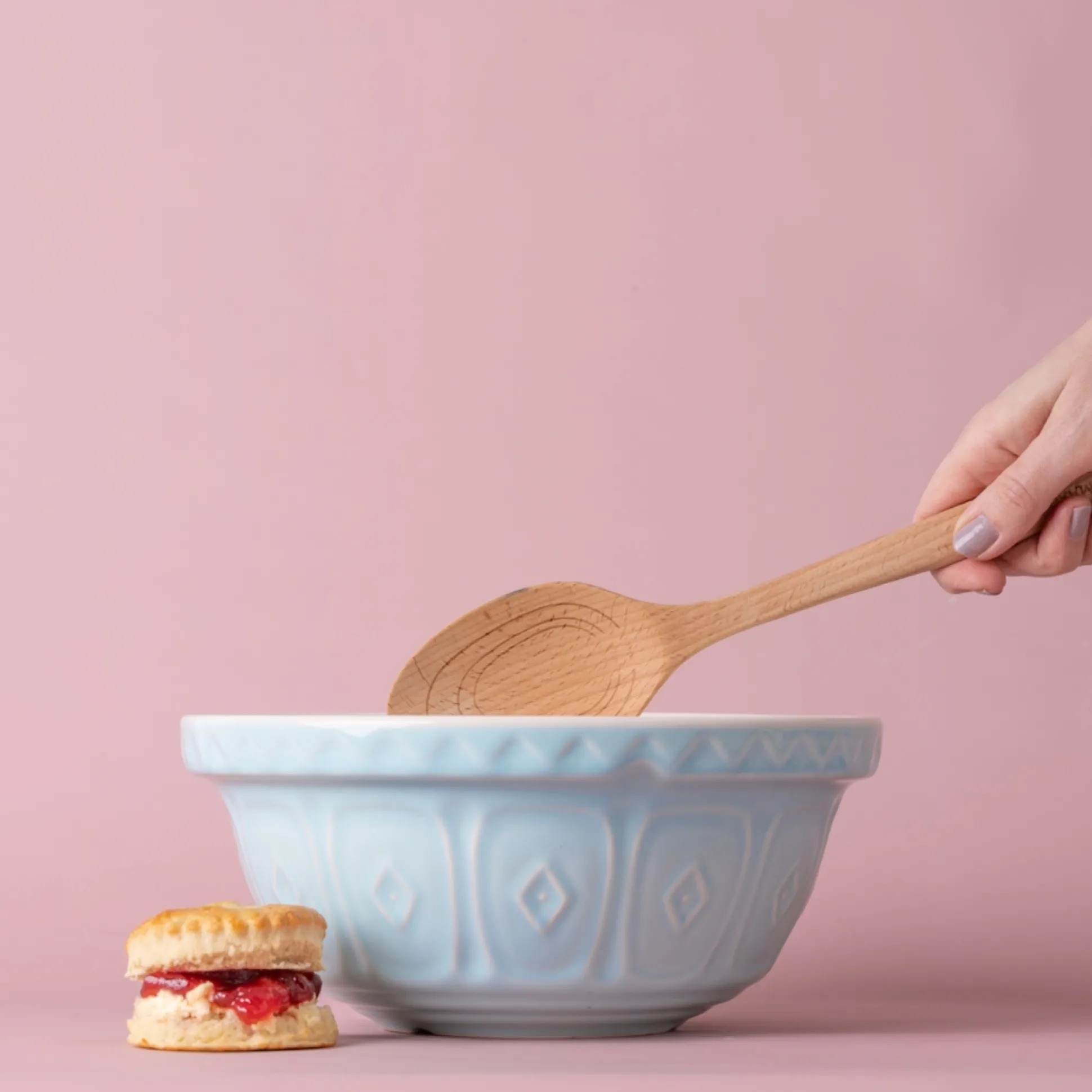 Colour Mix S24 Powder Blue Mixing Bowl 24cm