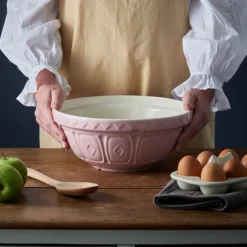 Colour Mix S18 Powder Pink Mixing Bowl 26cm