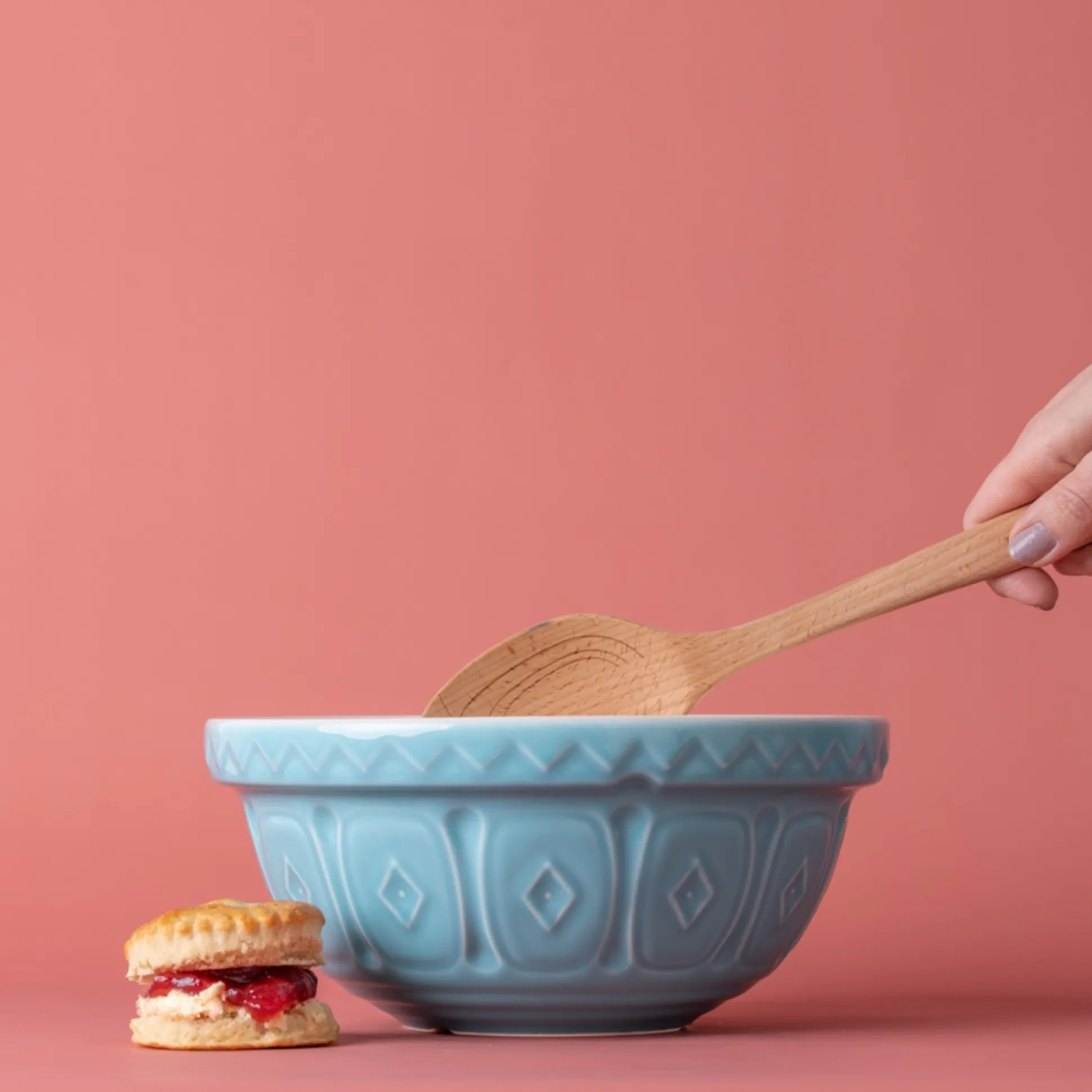 Colour Mix S24 Turquoise Mixing Bowl 24cm