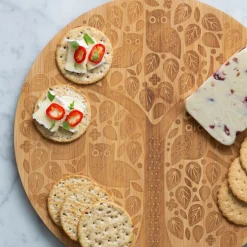 In The Forest Round Serving Board