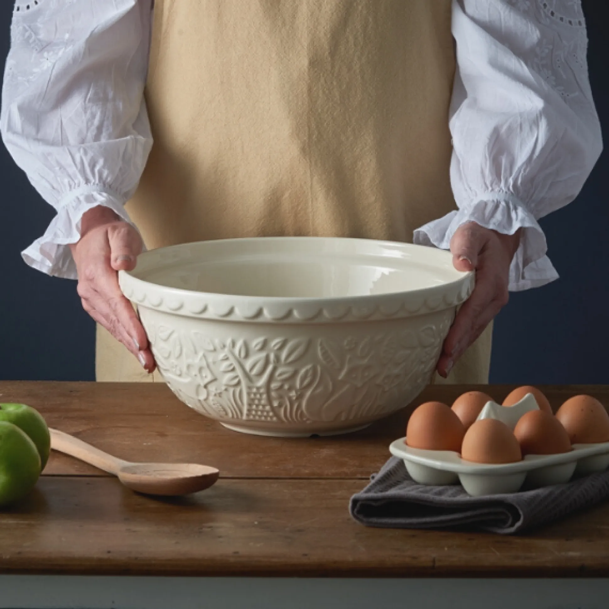 In The Forest S12 Cream Fox Mixing Bowl 29cm