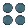 Reactive Blue Set Of 4 Pasta Bowls