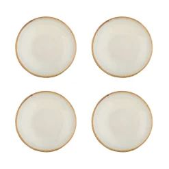 Reactive Cream Set Of 4 Pasta Bowls