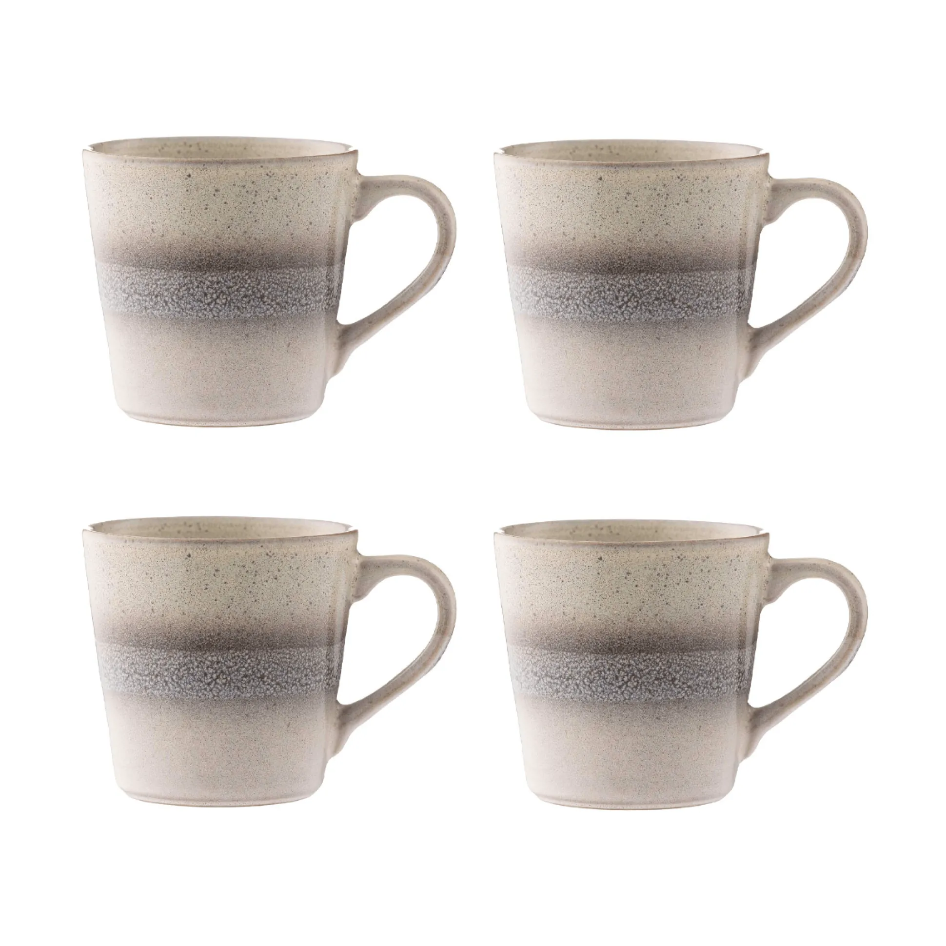 Reactive Fade Set Of 4 Mugs Cream