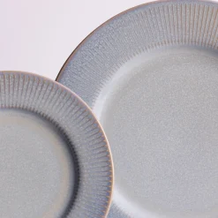 Reactive Linear Grey Set 4 Side Plates