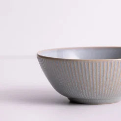 Reactive Linear Grey Set Of 4 Bowls 16cm