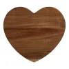 Rustic Charm Heart Chop Board 38cm