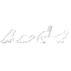 Set Of 4 Dinosaur Cookie Cutters