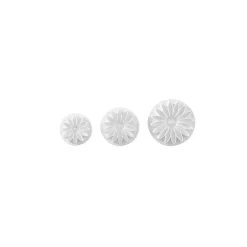 Set Of 3 Flower Plunger Cutters