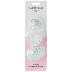 Set Of 3 Flower Plunger Cutters