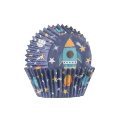 Set Of 48 Space Cases & Toppers