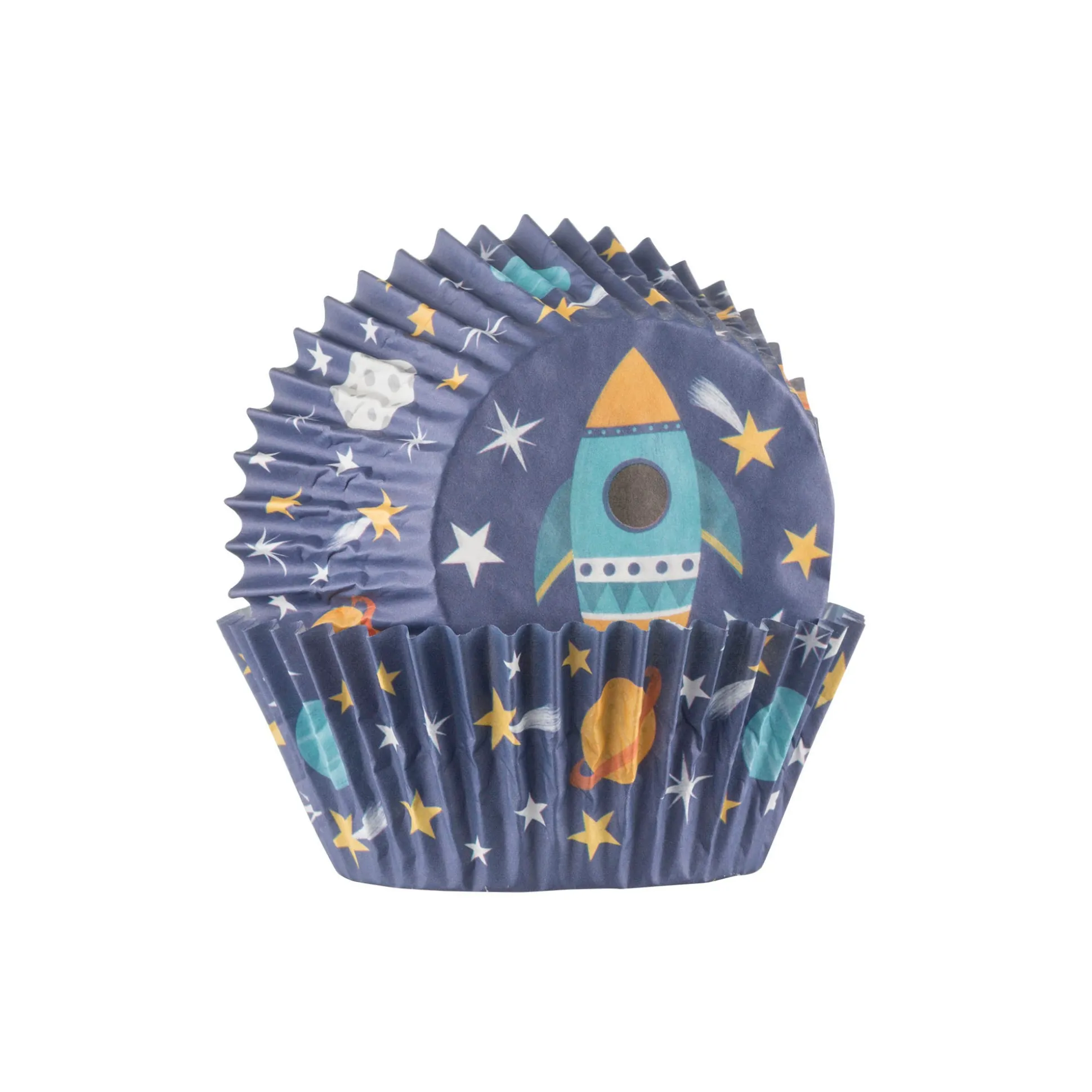 Set Of 48 Space Cases & Toppers