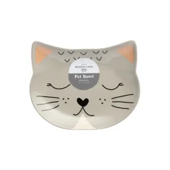Smokey Cat Bowl 16x13cm