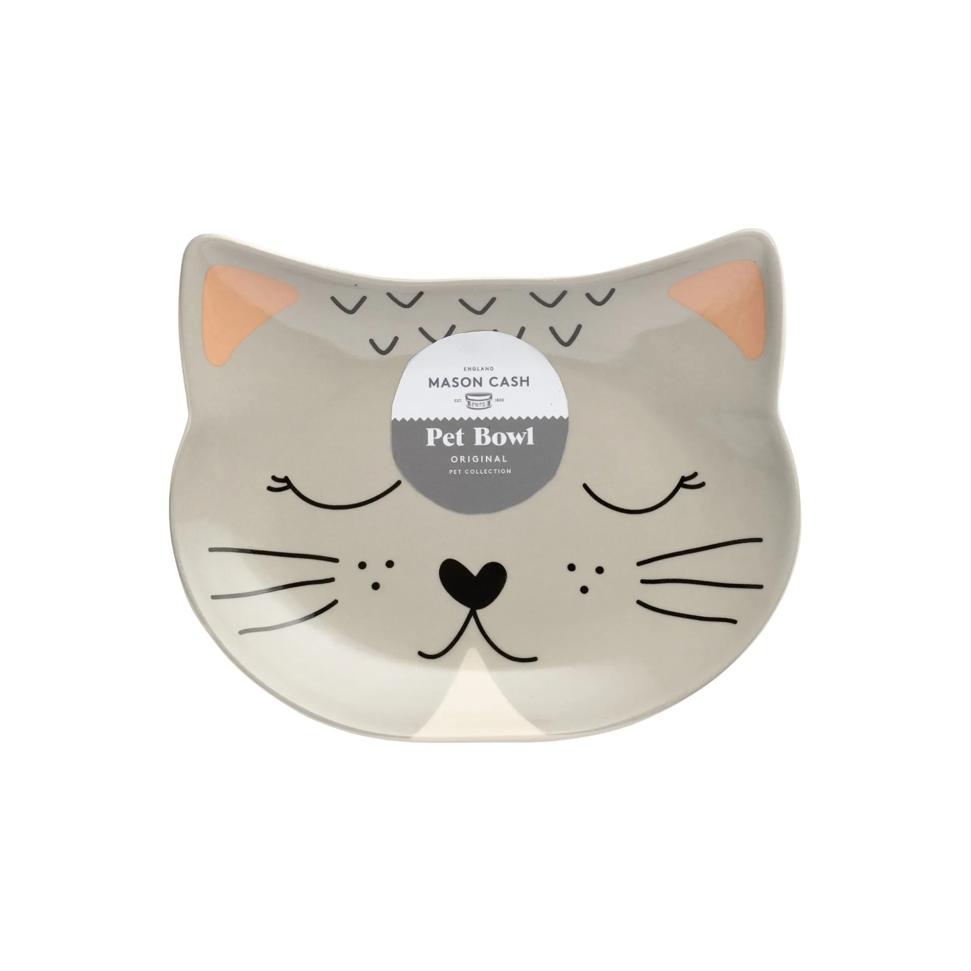 Smokey Cat Bowl 16x13cm