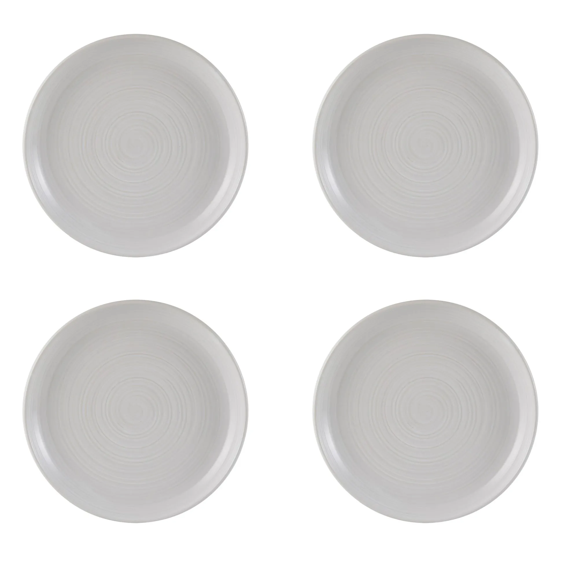 William Mason Set Of 4 White Side Plates